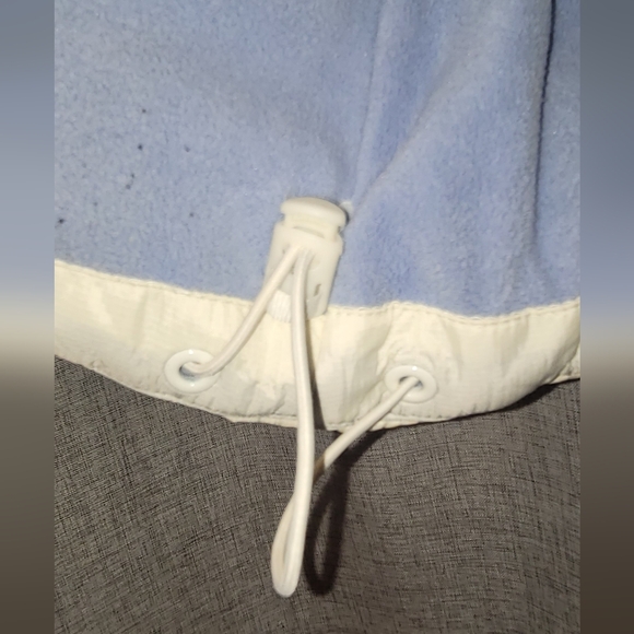 Old Navy puffer vest with hood- fleece lined. - Picture 5 of 6